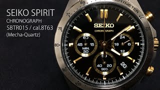 SEIKO SPIRIT SBTR015 /  Mecha-Quartz Chronograph - YouTube