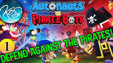 Autonauts vs Piratebots 01 -  PERFECT COLONY START! - Factory Game, Programming, Let