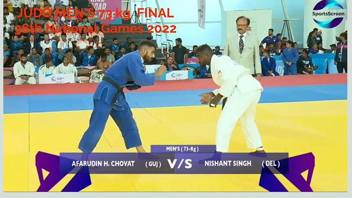 Men's 73Kg JUDO  FINAL MATCH || JUDO 73KG FINAL National Games 2022 || DEL VS GUJ