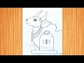 How To Draw Shivling With Nandi God Drawing | Easy Drawing | God Drawing | Chitra