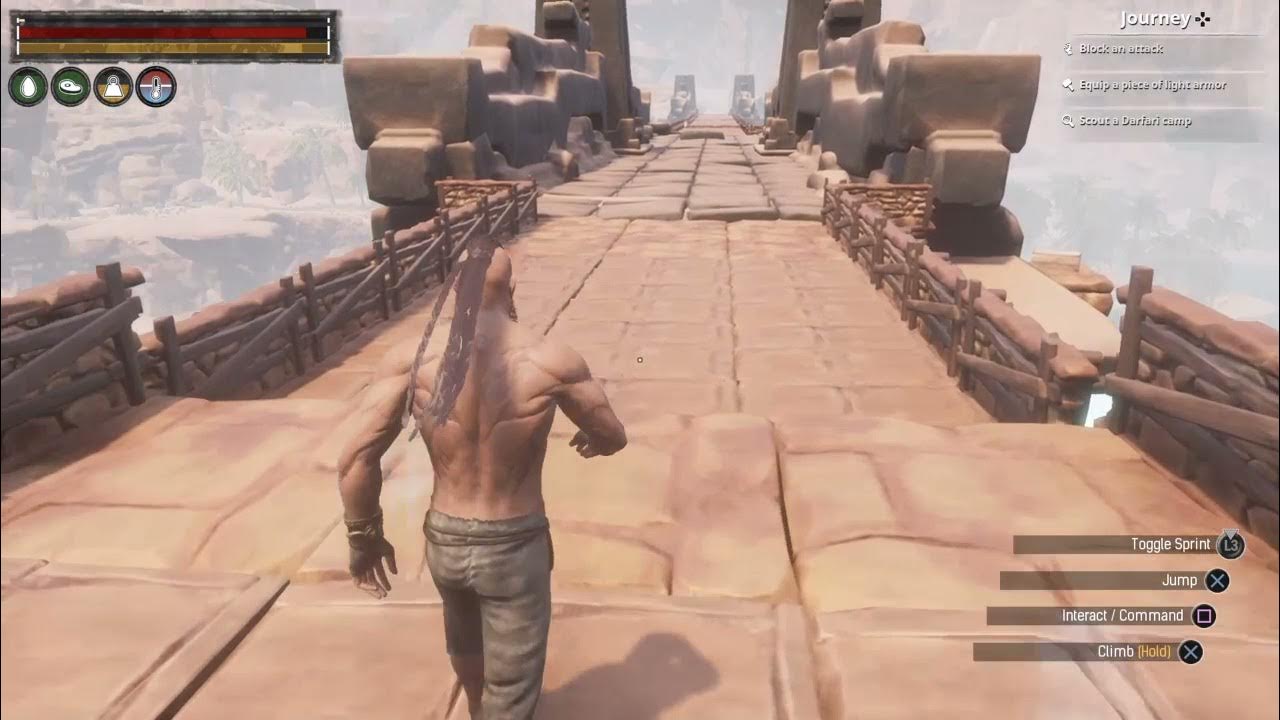 Conan Exiles Fixed the broken bridge 2021 YouTube