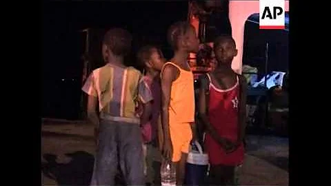 Liberian refugees arrive after drifting boat rescued