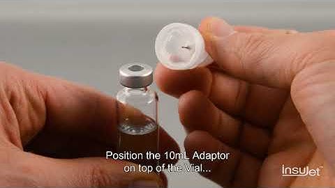 EN InsuJet™ V5.0 instruction video - part 04: Installing a 10mL Adaptor