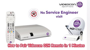 Videocon d2h remote pairing Malayalam | RF Remote pairing 1 minutes