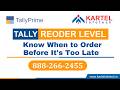 Reorder Level TDL in Tally Prime | Auto Low Stock Alert Setup | Step by Step
