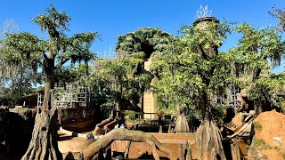 4K Tour of Tiana's Bayou Adventure Construction Area in Magic Kingdom at Walt Disney World