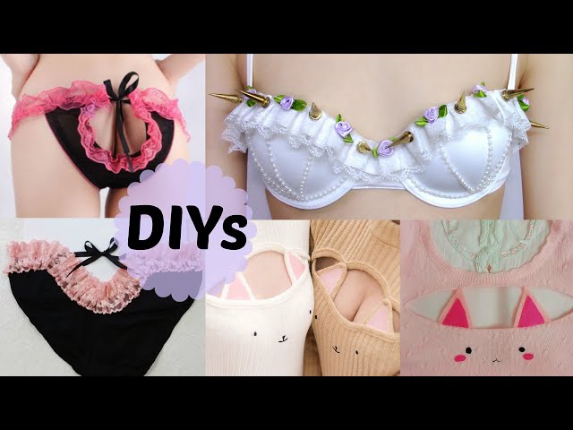 3 Cute&Sexy DIYs: DIY Pastel Gothic Spiked Bra +DIY Cut out