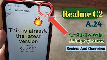 Realme C2 March ota A.24 | vowifi and both side swipe gestures - Full Review
