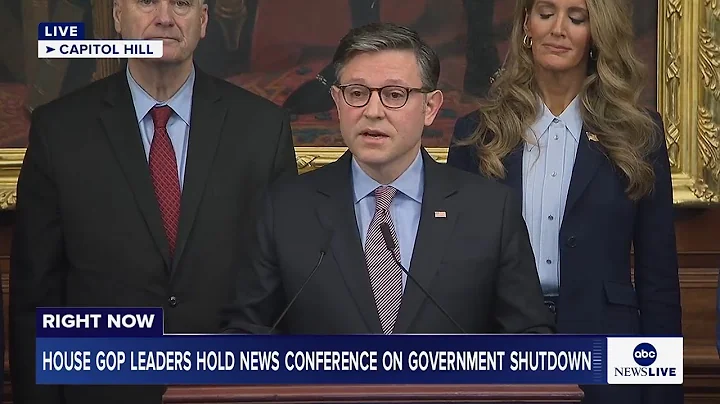 LIVE: Speaker Mike Johnson holds news conference on day 27 of government shutdown
