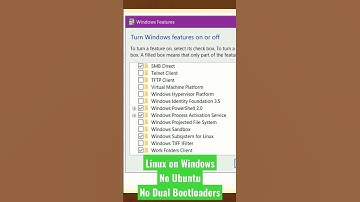 Magic of #Windows for #Linux No #Ubuntu No Dual #Bootloaders #asmak9