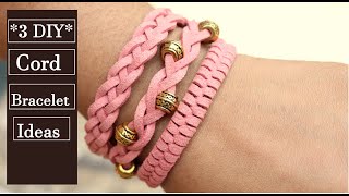 3 DIY Bracelets|How To Make Macrame Bracelets|Handmade Jewellery Ideas |Thread Bracelet|Creation&you