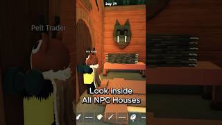 Inside All NPC Houses 🎃 99 nights in the forest #99nightsintheforest #99nights #roblox
