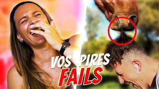 LES PIRES FAILS EQUESTRES - Vidéo réaction aux échecs et chutes de mes abonnés