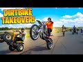 LITTLE BROTHER WHEELIES DIRTBIKES ON RACE TRACK WITH MMMBOOGIE !| BRAAP VLOGS