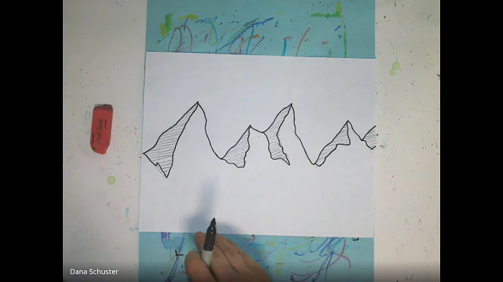 Mountain Landscape Drawing
