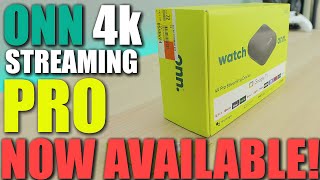 onn 4k pro streaming device now available!!