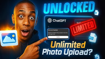 How to Upload Unlimited Photos In ChatGPT | Photo Upload limit Problem Solved