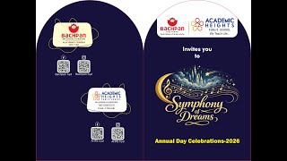 Bachpan & Academic Heights Public School Annual Day Celebrations -2026 || 1st February