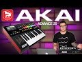 AKAI ADVANCE 25 - новейшая миди клавиатура с интерактивным ЖК дисплеем