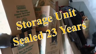 Untouched Abandoned Storage Unit SEALED 23 Years!!