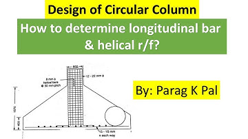 Design of circular column using IS 456-2000 by Parag Kamlakar Pal.