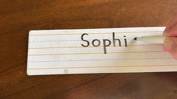 Sophia Name Handwriting