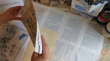 Vintage Botanical Folder - DT Craft Along Project #2 Happiness in Crafting