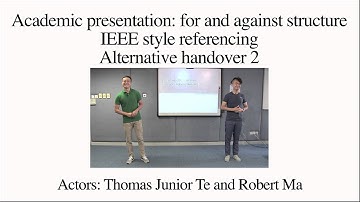 For & Against Presentations: Alternate Handovers