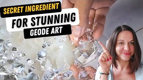 How To Cast Crystal Highlights For Geode Art ✨️ Resin Art Beginners Guide On Using Molds ❤️DIY Epoxy
