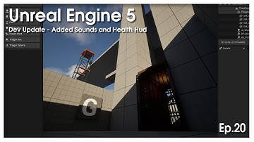 Unreal Engine 5 Horror Game: Dev Update - Added Sounds and Health Hud  Ep.20