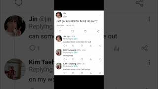 Tae tries to help… only to get arrested too 💀😂 #BTS #Jin #Taehyung #shorts