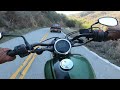 Yamaha Bolt chasing sport bikes