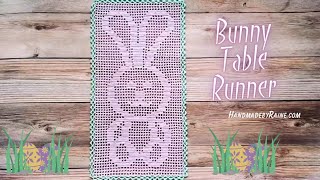 How to crochet Bunny Table Runner 🐇