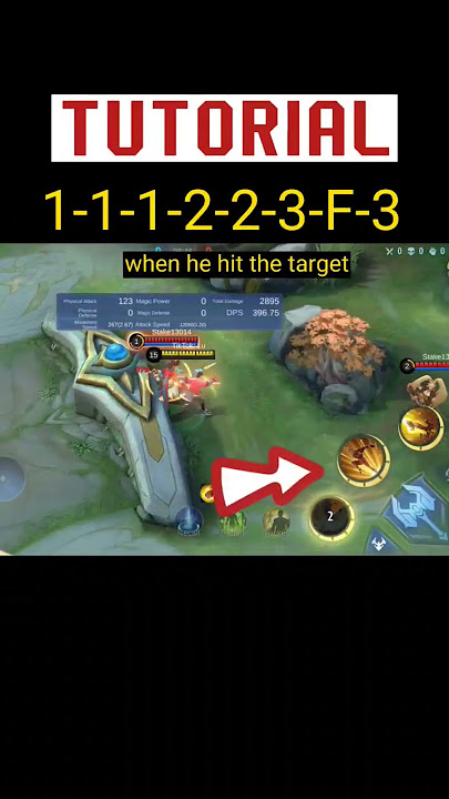 Chou Double Dash Tutorial #mlbb #mobilelegends #shorts