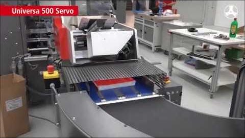 Kallfass Universa 500 Servo Side Sealer Shrink Wrapping Exercise Books