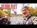 We Found INCREDIBLE FISH In This MOUNTAIN SPILLWAY!! (High Altitude River Wading)