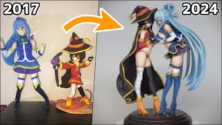 【このすば】アクア&めぐみんのフィギュアを作ってみた【粘土】How to make a figure of Aqua & Megmin.