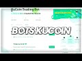 Les 5 bots de trading kucoin  explication en franais