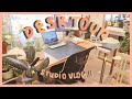 Studio Vlog ✧11: Prepping new Merch, How I make Stickers, New Desk Set up and more~