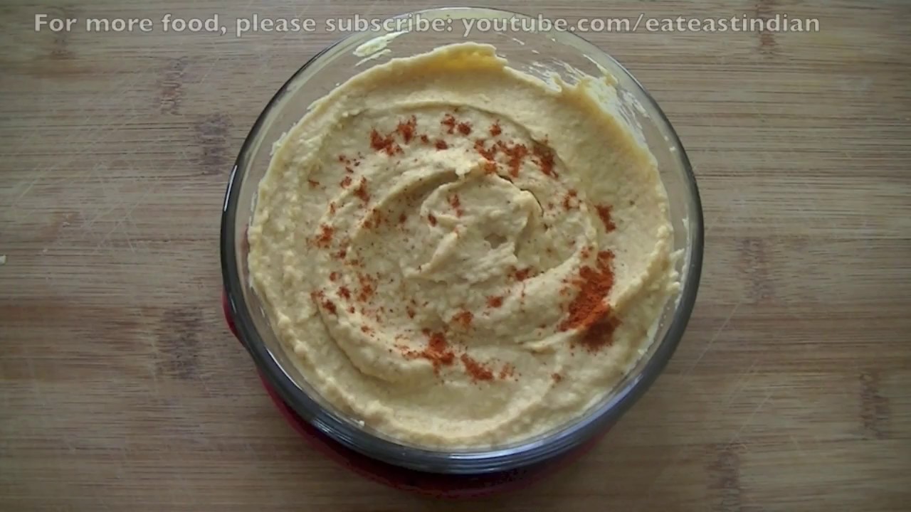 Hummus Recipe - Caramelized Onion flavour | Homemade Easy Dip | Healthy Snacks | Eat East Indian