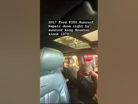 Ford F 150 sunroof problems are expertly repaired by Sunroof King