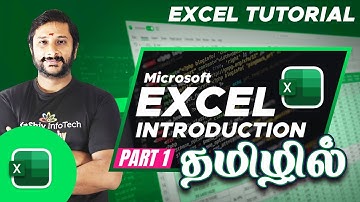 MS Excel Basics for Beginners in Tamil - Part 1 | Excel Tutorial in Tamil #excel #msexcel