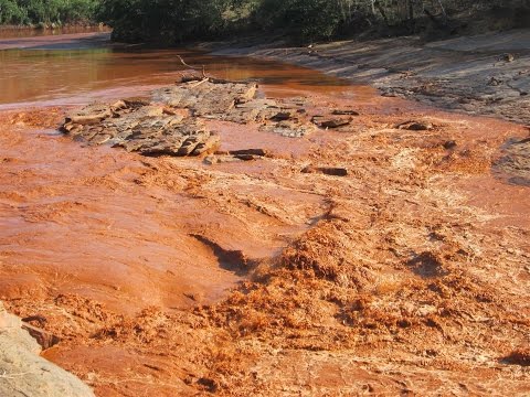 rompimento da barragem de Mariana MG - Exclusivo,veja como aconteceu e a situação do Rio Doce