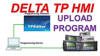 UPLOAD #delta TEXT PANEL HMI TP PROGRAM | Hindi screenshot 5