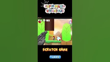 Super Mario Vivacious Game made In Scratch , Game Play #supermario #scratch #scratchgames