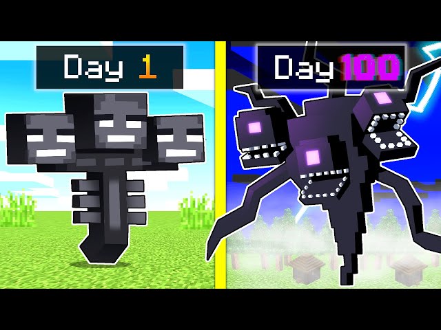 P4! 100 Days Minecraft Hardcore with the WITHER STORM #minecraft