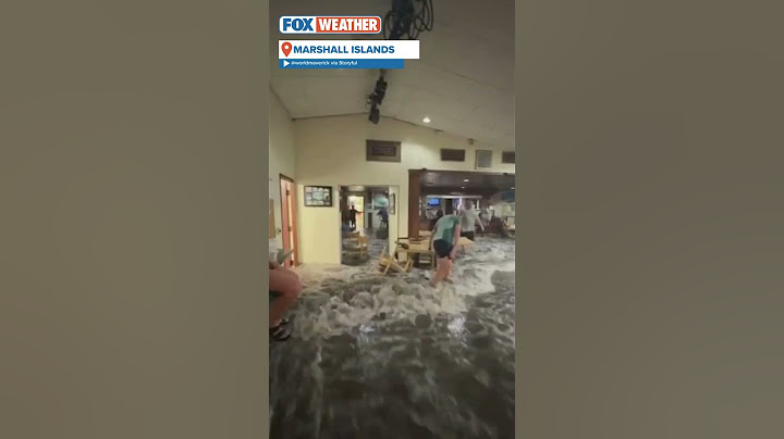 Huge Waves Pummel Into US Military Base In Marshall Islands