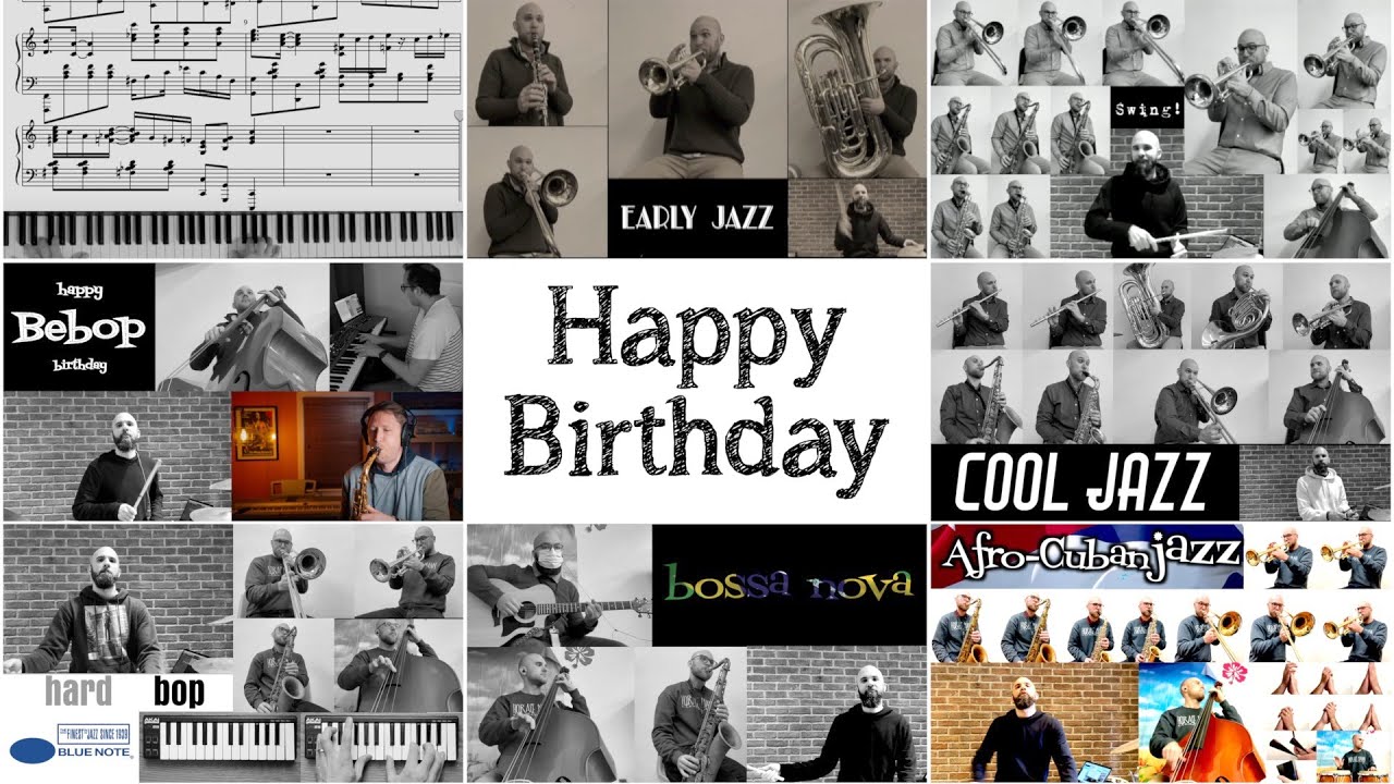 Happy Birthday in 8 Jazz Styles