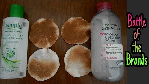 Garnier vs simple micellar water review năm 2024