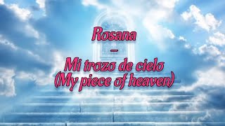 Rosana - Mi trozo de cielo English lyrics